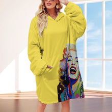 Load image into Gallery viewer, Women's Adult Hooded Blanket Shirt Inkedjoy