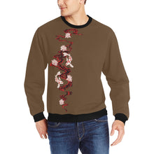 Cargar imagen en el visor de la galería, Men's Rib Cuff Crew Neck Sweatshirt(Model H34) Inkedjoy