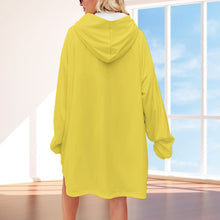 Load image into Gallery viewer, Women's Adult Hooded Blanket Shirt Inkedjoy