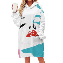Cargar imagen en el visor de la galería, Women's Adult Hooded Blanket Shirt Inkedjoy