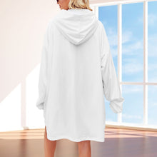 Cargar imagen en el visor de la galería, Women's Adult Hooded Blanket Shirt Inkedjoy