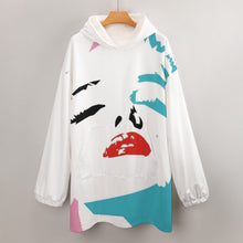 Cargar imagen en el visor de la galería, Women's Adult Hooded Blanket Shirt Inkedjoy
