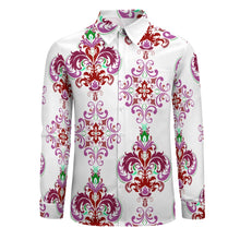 Carica l'immagine nel visualizzatore di Gallery, Peach Velvet Casual One Pocket Long Sleeve Shirt Inkedjoy