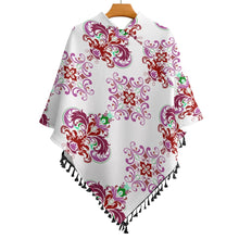 Carica l'immagine nel visualizzatore di Gallery, Knitted Cape With Fringed Edge Inkedjoy