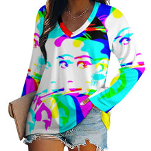 Cargar imagen en el visor de la galería, T-shirt long sleeves Audrey Hepburn Inkedjoy