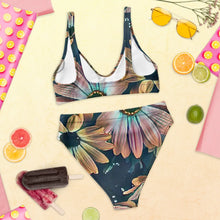 Carica l'immagine nel visualizzatore di Gallery, Bikini ecosostenibile a vita alta con stampa all over - trisarte