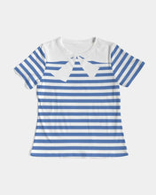 Carica l'immagine nel visualizzatore di Gallery, Blue Women's T-shirt - trisarte