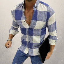 Load image into Gallery viewer, Camicia uomo quadri - trisarte