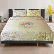 Load image into Gallery viewer, Copri piumone con federe Art gold - trisarte