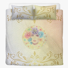 Load image into Gallery viewer, Copri piumone con federe Art gold - trisarte