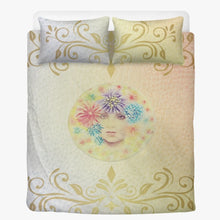 Load image into Gallery viewer, Copri piumone con federe Art gold - trisarte