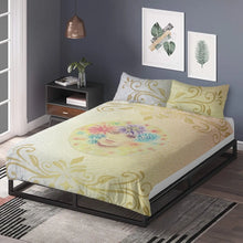 Load image into Gallery viewer, Copri piumone con federe Art gold - trisarte