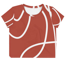 Load image into Gallery viewer, Crop top pop red - trisarte