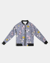 Cargar imagen en el visor de la galería, Floral Women's Bomber Jacket - trisarte