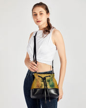 Carica l'immagine nel visualizzatore di Gallery, art Mini Drawstring Bucket Bag trisarte