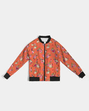 Carica l'immagine nel visualizzatore di Gallery, Orange Women's Bomber Jacket - trisarte