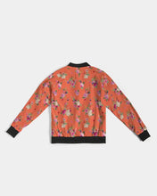 Carica l'immagine nel visualizzatore di Gallery, Orange Women's Bomber Jacket - trisarte