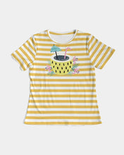 Carica l'immagine nel visualizzatore di Gallery, Yellow Women's T-shirt - trisarte