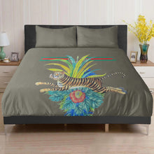 Carica l'immagine nel visualizzatore di Gallery, Copri piumone Tiger trisarte
