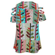 Carica l'immagine nel visualizzatore di Gallery, Ladies BE Zip Off Shoulder Top Inkedjoy