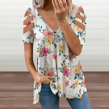 Carica l'immagine nel visualizzatore di Gallery, Ladies BE Zip Off Shoulder Top Inkedjoy