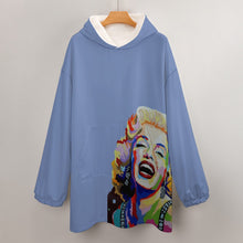 Carica l'immagine nel visualizzatore di Gallery, Women's Adult Hooded Blanket Shirt Inkedjoy