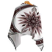 Carica l'immagine nel visualizzatore di Gallery, Knitted Cape With Fringed Edge Inkedjoy