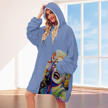 Carica l'immagine nel visualizzatore di Gallery, Women's Adult Hooded Blanket Shirt Inkedjoy