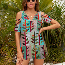 Carica l'immagine nel visualizzatore di Gallery, Ladies BE Zip Off Shoulder Top Inkedjoy