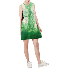 Carica l'immagine nel visualizzatore di Gallery, Sleeveless Round Neck Shift Dress (Model D51) Inkedjoy