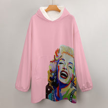 Cargar imagen en el visor de la galería, Women's Adult Hooded Blanket Shirt Inkedjoy