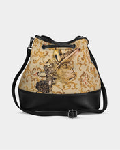 Carica l'immagine nel visualizzatore di Gallery, trisarte Mini Drawstring Bucket Bag trisarte