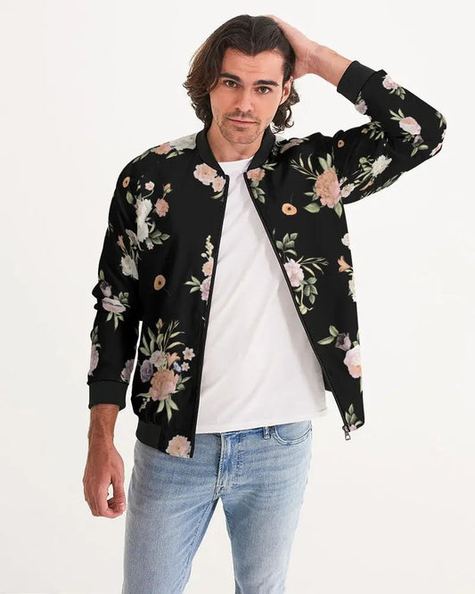 Floral Men's Bomber Jacket: Design Art-Inspired con il 10% di Sconto