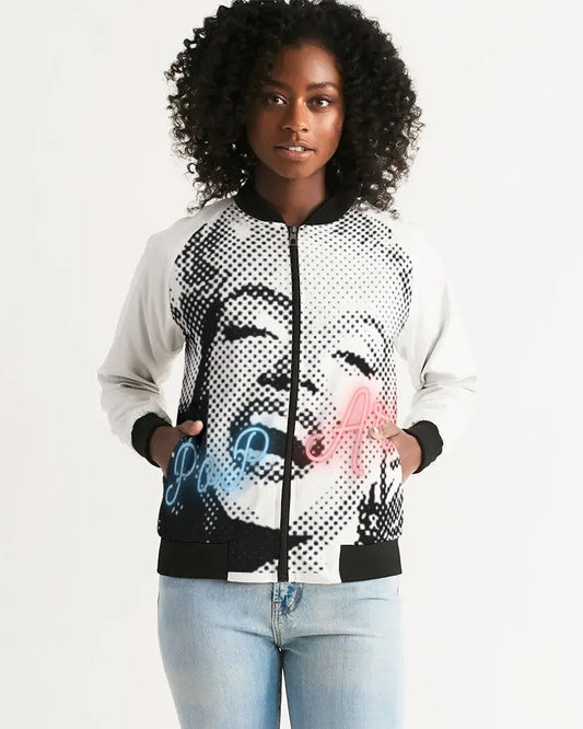 Bomber Donna Marilyn Monroe – Giacca artistica firmata Trisarte Cannata