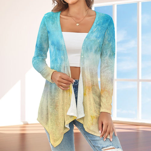Women's knitted cardigan Inkedjoy