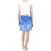 Cargar imagen en el visor de la galería, Sleeveless Round Neck Shift Dress (Model D51) Inkedjoy
