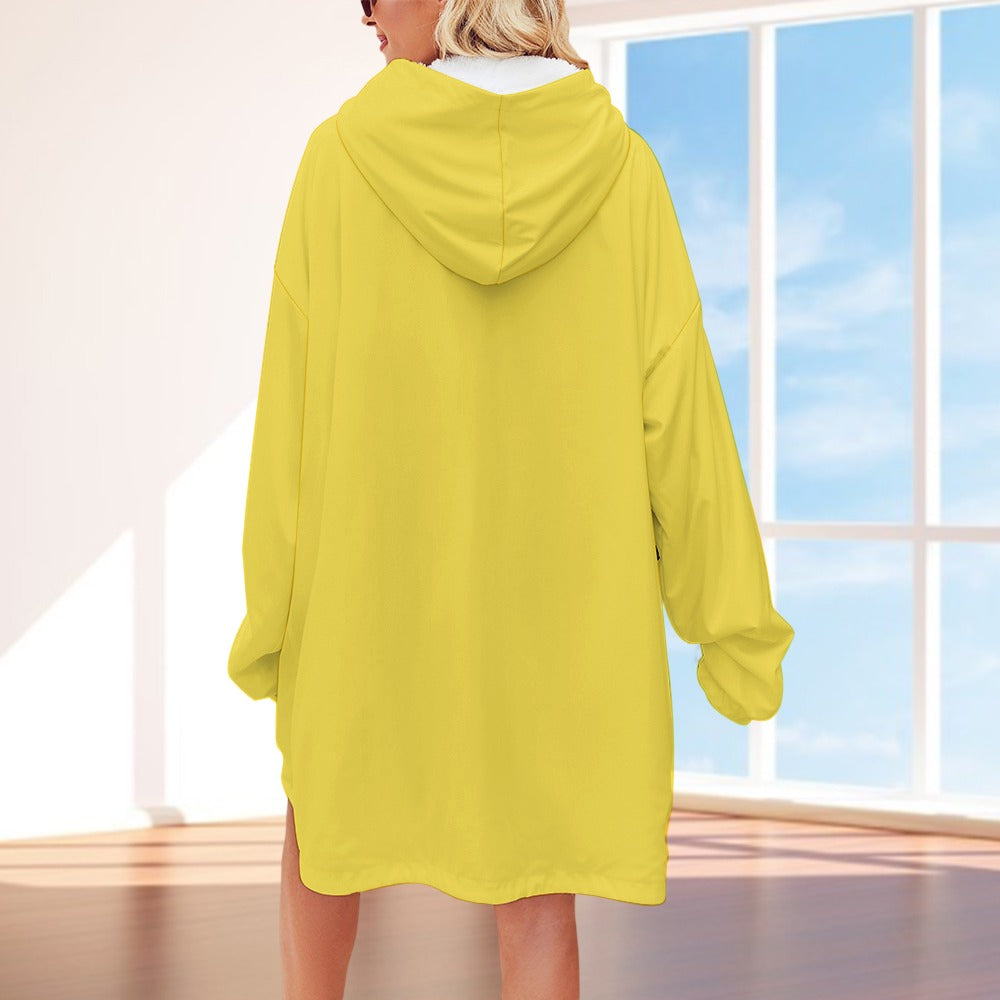 Women's Adult Hooded Blanket Shirt Inkedjoy