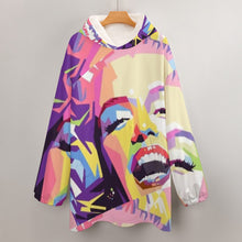 Cargar imagen en el visor de la galería, Women&#39;s Adult Hooded Blanket Shirt Inkedjoy
