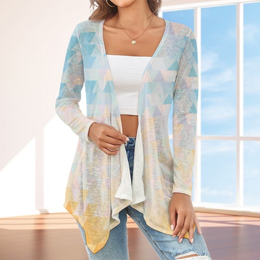 Women's knitted cardigan Inkedjoy