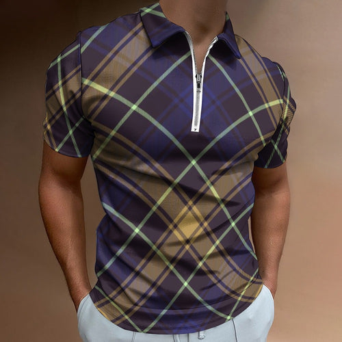 Short sleeve polo shirt Inkedjoy
