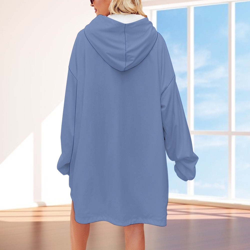 Women's Adult Hooded Blanket Shirt Inkedjoy