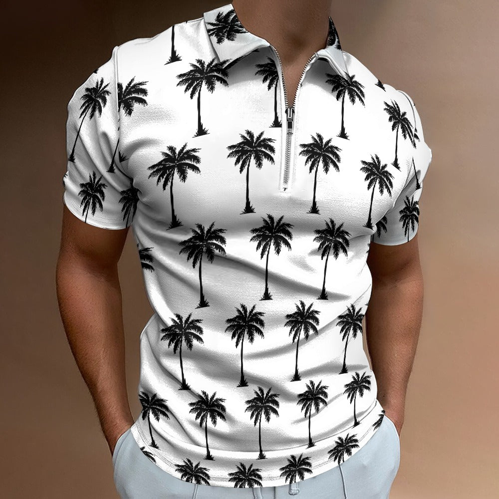 Short sleeve polo shirt Inkedjoy