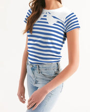 Carica l&#39;immagine nel visualizzatore di Gallery, Blue Women&#39;s T-shirt - trisarte
