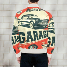 Carica l&#39;immagine nel visualizzatore di Gallery, Men&#39;s All Over Print Quilted Bomber Jacket(Model H33) Inkedjoy
