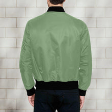 Carica l&#39;immagine nel visualizzatore di Gallery, Men&#39;s All Over Print Quilted Bomber Jacket(Model H33) Inkedjoy
