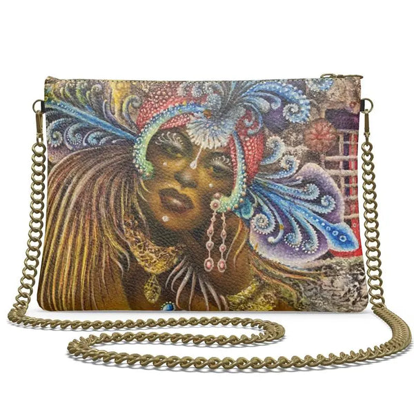 "Divine" leather bag, artistic bag