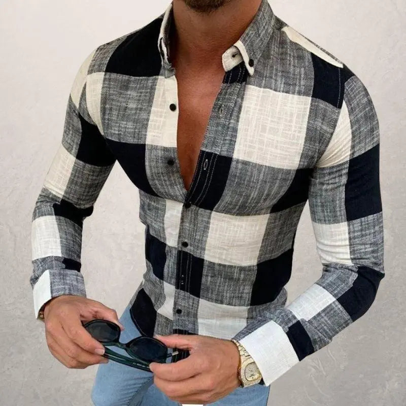 Camicia uomo quadri - trisarte