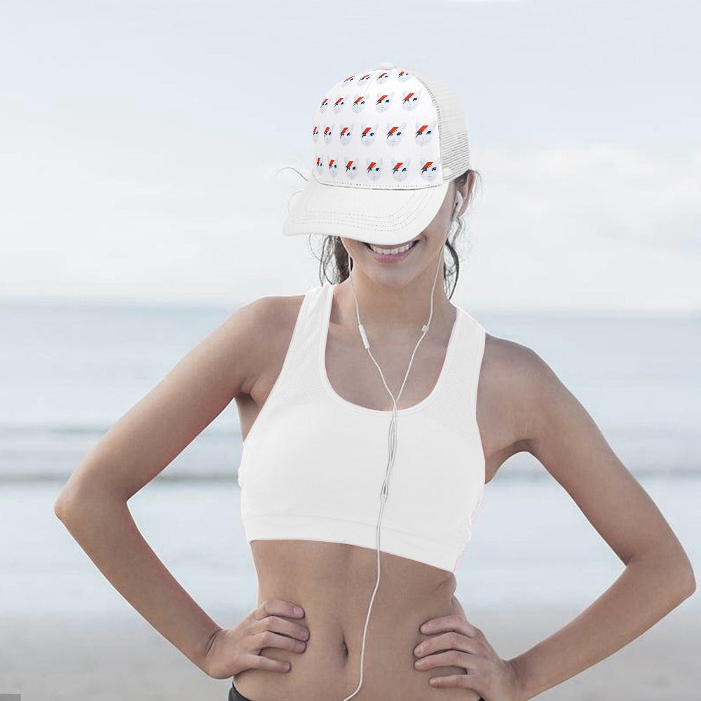 Baseball Cap Bent glue rear hollow (multi-color optional) Inkedjoy