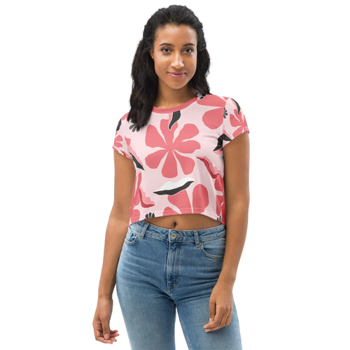 Crop top pop flowers - trisarte