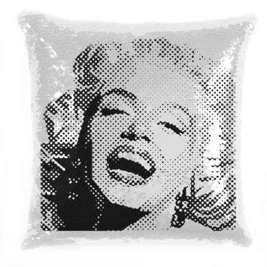 Cuscino Pailettes Cuscino pop Marikyn Monroe Hoplix